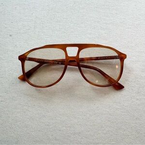 Gucci Tortoise Aviator Glasses